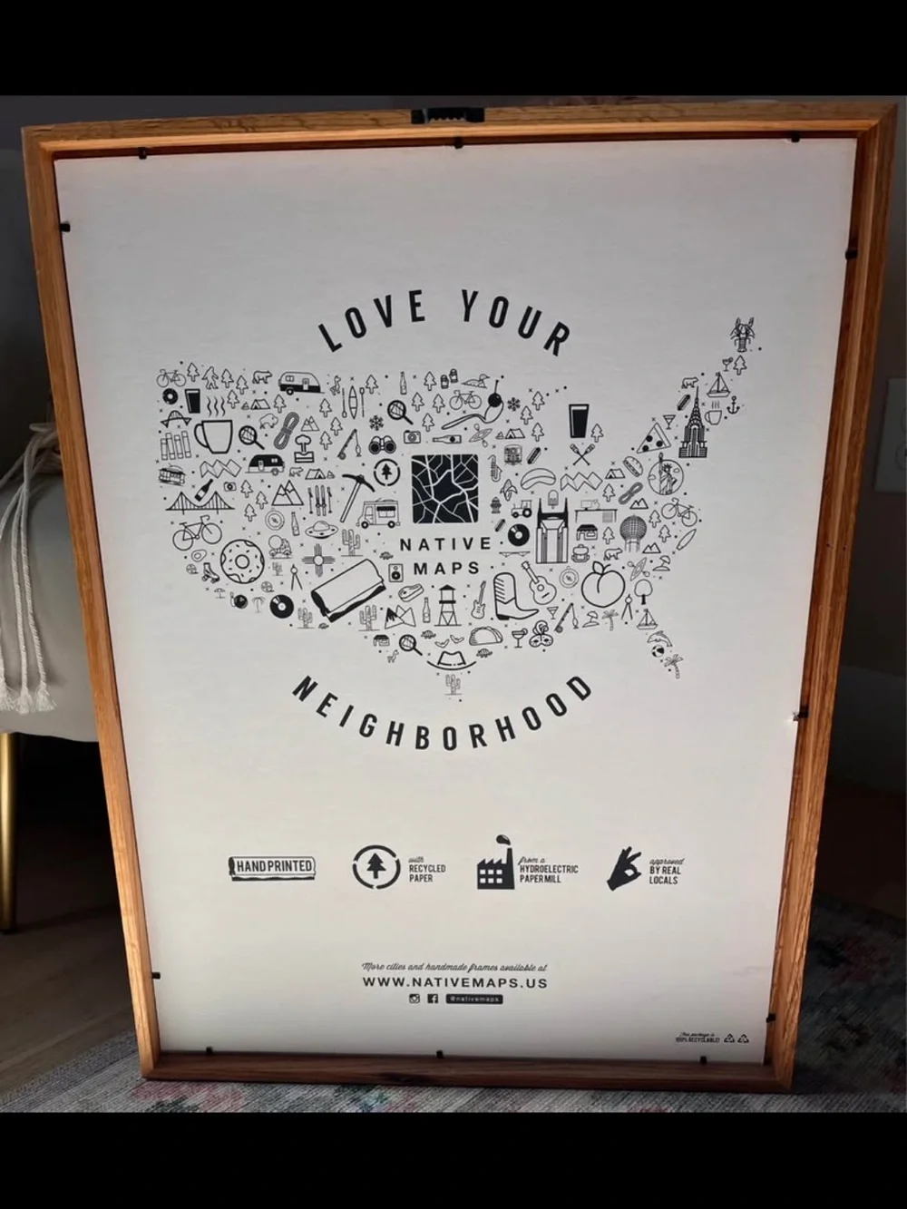 Boston Neighborhoods Framed Wall Art